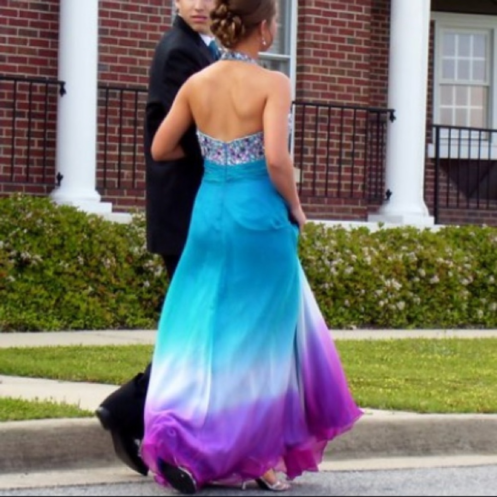 Jazz Couture Long Prom Dress - Picture 4 of 8